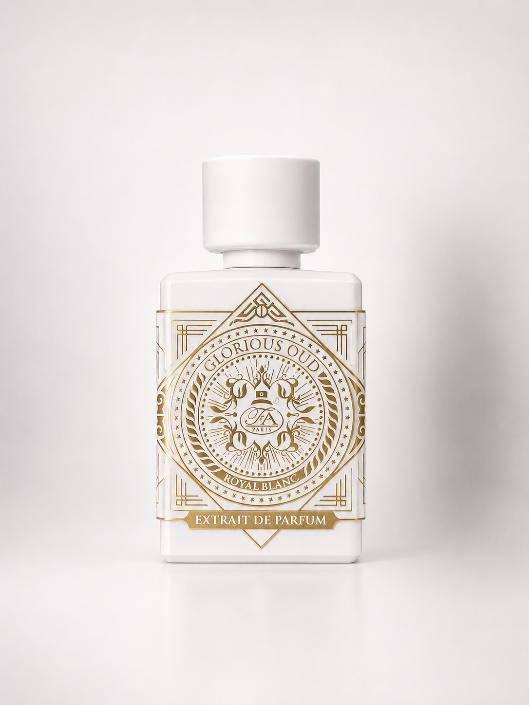 Glorious Oud Royal Blanc French Avenue 80 ml – Extrait de Parfum Mixte Frais, Musqué & Boisé