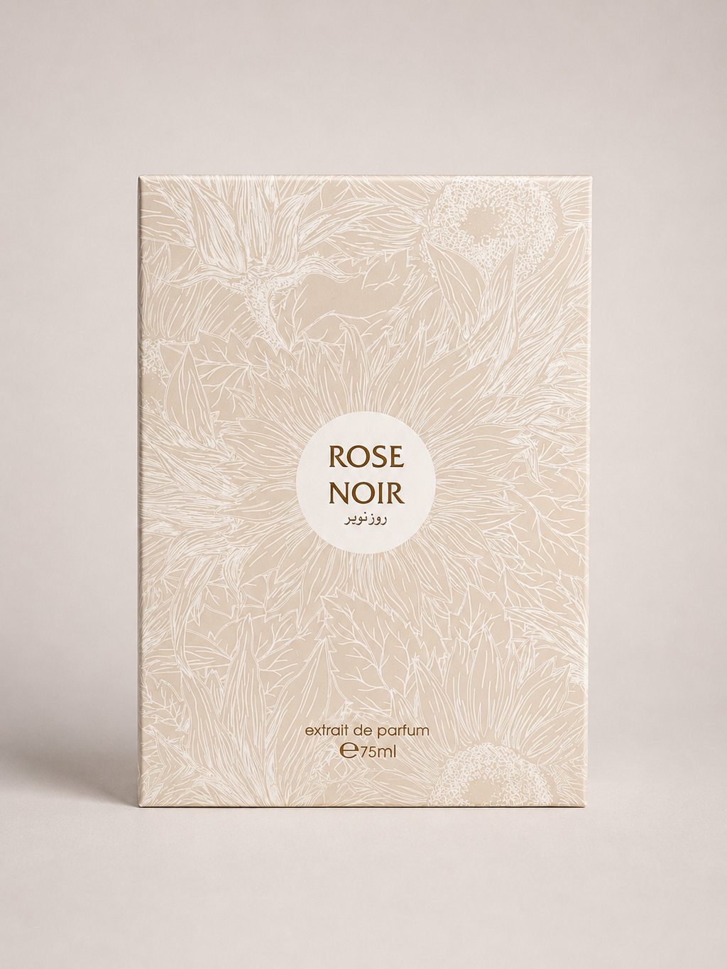 Rose Noir Ahmed Al Maghribi | Extrait de Parfum Florale & Vanillée 75 ml
